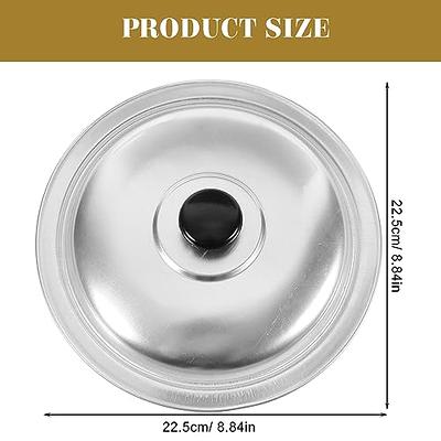 Yardwe Amphora soup pot lid for frying pan aluminum pan lid cover aluminum  large frying pan cover wok cover instant noodle pot old fashioned wok  kitchen pot lids outer diameter - Yahoo