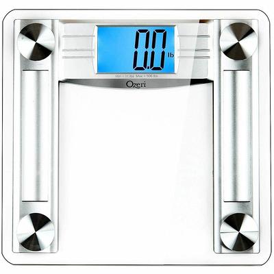 Ozeri Precision Bath Scale in Tempered Glass - White