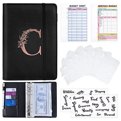  Budget Binder, Budget Binder with Zipper Envelopes