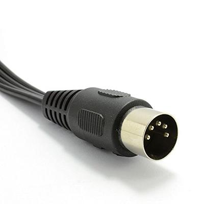 SinLoon 5-Pin DIN Female Cable, 5 Pin Din to 90 Degree 3.5mm(1/8in)