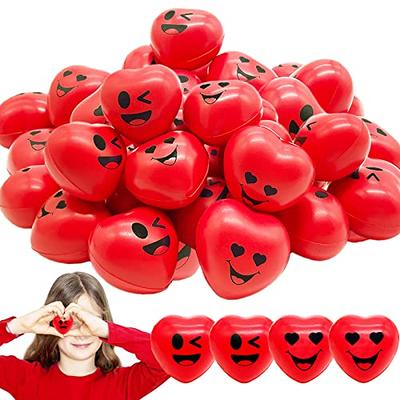 24Pcs Heart Stress Relief Balls,Valentine's Day Red Smile Face Squeeze  Ball,Heart Shaped Mini Foam Balls for Kids Adults Valentines Day Gift,Party  Favor,School Reward,2 Kinds - Yahoo Shopping