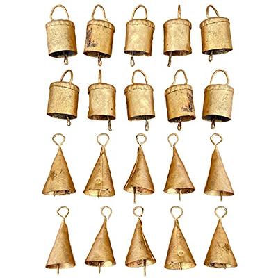 Vivanta Vintage Christmas Bells - Jingle, Witch, and Cow Bells for