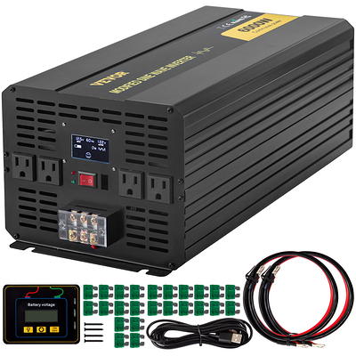 Inverter 12V 220V Pure Sine Wave 8000W 10000W DC 12V 24V 48V to AC 220V  Converter Solar Car Power Inverter Transformer Inversor (Color : 48V  12000W