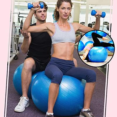 3 Pcs Exercise Ball Inflatable Yoga Ball for Pregnancy Pilates Ball Core  Ball Workout Equipment with