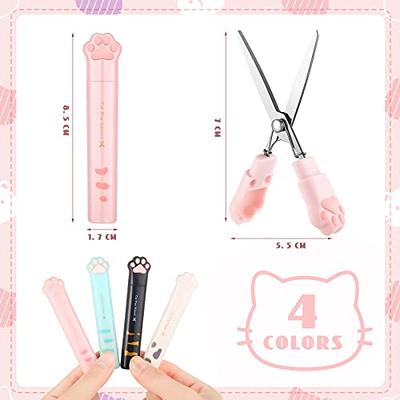 Small Folding Scissors Travel Pocket Size Craft Sharp Blade Trip Scissor  Stainless Steel All Purpose Foldable Embroidery Scissor