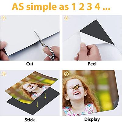 FINDMAG Magnetic Sheets with Adhesive Backing Cut and Customize Flexible  Self Adhesive Magnet Sheets for Picture and Photo Magnets Magnetic Paper  for Craft and DIY - 4 x 6, 11 pcs - Yahoo Shopping