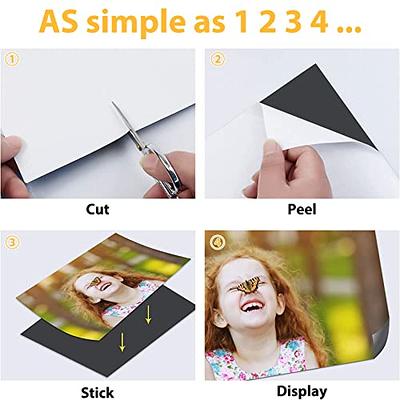 Magnetic Sheets with Adhesive Backing 4 x 6 5 PCs