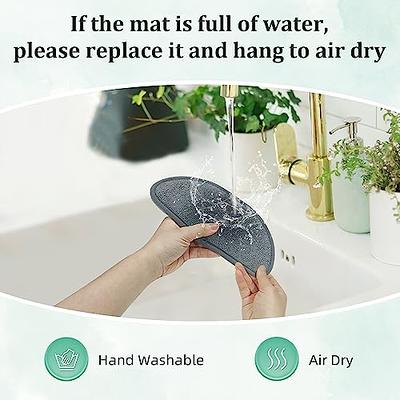 Refrigerator Drip Tray 2 Packs, LOPNUR Drip Pans for Fridge Water Dispenser, Mini Fridge Drip Tray Guard Pads to Prevent Water Splash, Fridge