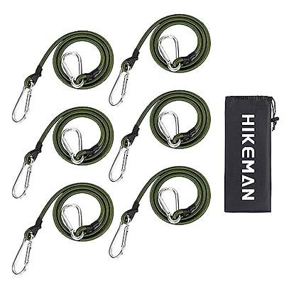 Adjustable Bungee Cords with Hooks 80 inches, 4 Pack Heavy Duty