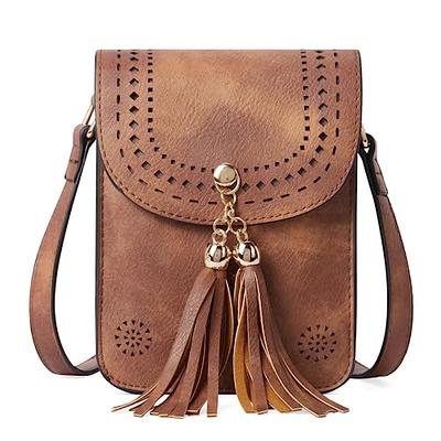 CHOLISS Small Crossbody Purses for Women, Leather Cell Phone Crossbody  Bags, Mini Travel Purse with Adjustable Strap