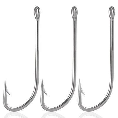 10 Pack Octopus Circle Hooks High Carbon Steel Fishing Hooks Size 1#-8#