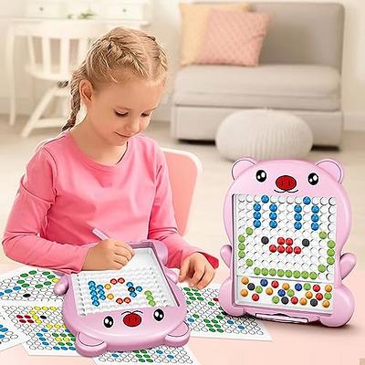 Biticolor Magnetic Drawing Board for Kids Magnetic Dot Art Doodle Board  with Magnetic Pen and Beads for Toddlers Montessori Preschool Toy Travel  Toys for Kids Ages 3-5 - Blue - Yahoo Shopping