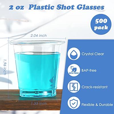 Lilymicky 500 Pack 3 oz Clear Plastic Cups, Small Disposable Bathroom Cups,  3 Ounce Plastic Mouthwas…See more Lilymicky 500 Pack 3 oz Clear Plastic