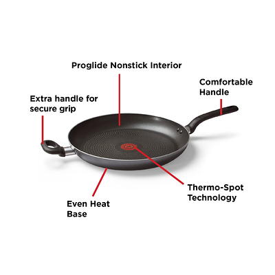 T-fal Easy Care Nonstick Cookware, Fry Pan, 8 inch, Grey 