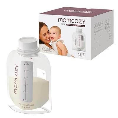  Momcozy Temp-Sensing Breastmilk Storing Bags 120pcs & Momcozy  Microwave Steam Steri-lizer Bags 8 Count : Baby