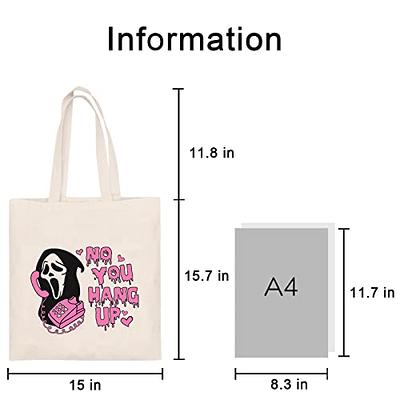 Kimoli Canvas Tote Bag with Inner Pocket Aesthetic Reusable Grocery  Shopping Bags Shoulder Bag Book Tote Gifts : Home & Kitchen 