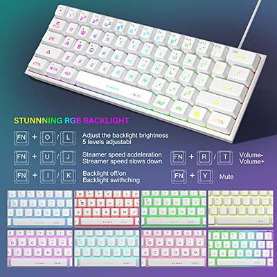 KLIM Chroma Gaming Keyboard Wired USB - New 2023 - Durable Ergonomic  Waterproof Silent Keyboard - 2 ms Response Time - Backlit Keyboard for PC  Mac PS4 PS5 Keyboard - Black 