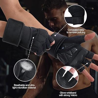  MhIL Workout Gloves for Mens & Womens - Weight Lifting Gloves, Gym  Gloves for Men - Exercise Gloves, Training Gloves with Wrist Wraps Support  for Weightlifting, Work Out, Pull up