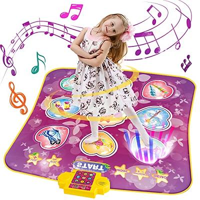 Dance Mat for Kids 2-Player Ages 4-8: Frozen Toys for Girls Dance Game for  Kids