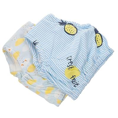  6 Pack Wearable Cotton Cloth Dipper Pants for Baby Girls and  Boys,Adjustable Cotton Diaper 13 Layers for Baby 6-12month Wearable Style :  Baby