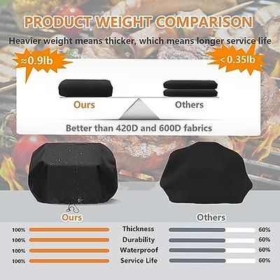 Waterproof Cover for Ninja Woodfire Outdoor Grill, BBQ Grill Accessories  with In