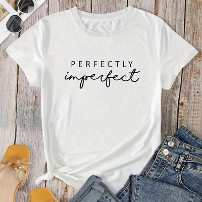 Los Angeles Letter Print Crew Neck T-shirt, Casual Loose Short Sleeve  Fashion Summer T-shirts Tops, Women's Clothing - Temu