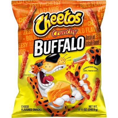 Cheetos Crunchy Cheese Flavored Snacks, 1 oz Bags, 6 Count