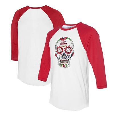 Men's Nike Red St. Louis Cardinals 3/4-Sleeve Raglan T-Shirt