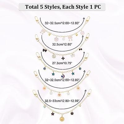 shynek Gold Purse Chain, 5PCS Crossbody Chain Strap, Gold Belt