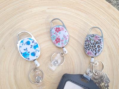 Wrapables Lanyard Keychain and ID Badge Holder Abstract 2