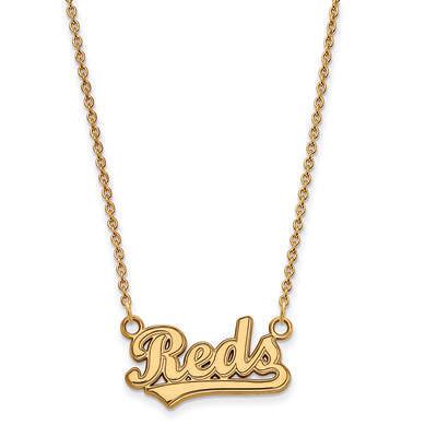 Chicago Cubs Women's 18'' 10k Yellow Gold Small Pendant Necklace