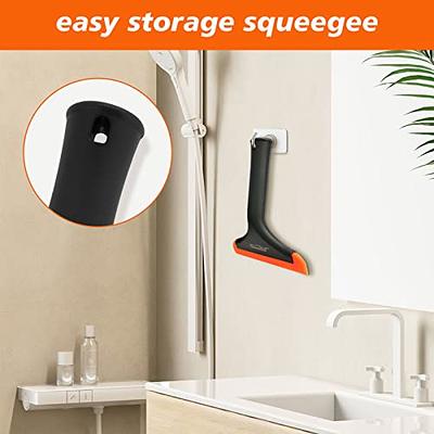 Tiny Bathroom Shower Mirror Squeegee with Hanging Hook, Silicone Mini  Kitchen Countertop Squeegee, Water Wiper Scraper Cleaner Tool for Cleaning  Sink