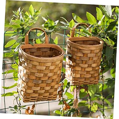 Rattan Fruit Basket Woven Wicker Storage Baskets Container Organizer for  Home