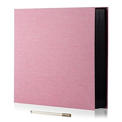 Magnetic Self-Stick 3-Ring Photo Album 100 Pages (50 Sheets), Burgundy Red  - Yahoo Shopping