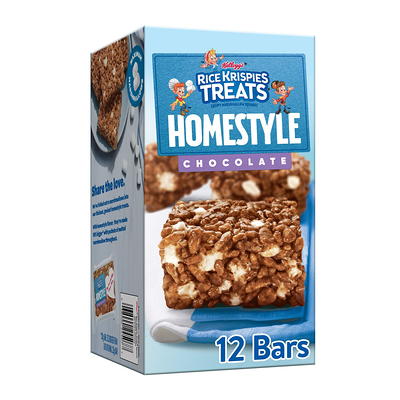 Rice Krispies Treats Marshmallow Snack Bars with Rainbow Candy Coated  Chocolate Pieces