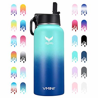 Mainstays 24 FL oz Arctic White Solid Print Insulated Stainless Steel Water  Bottle with Flip-Top Lid - Yahoo Shopping