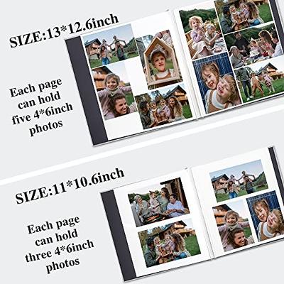 Large Photo Album Self Adhesive 3X5 4X6 5X7 8X10 Pictures Magnetic  Scrapbook 40