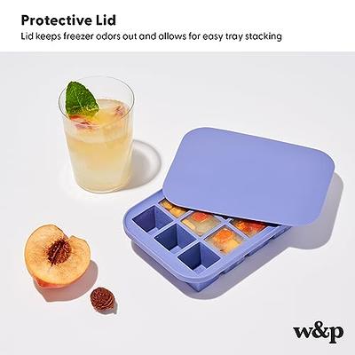 W & P Designs Peak XL Ice Cube Tray in Charcoal