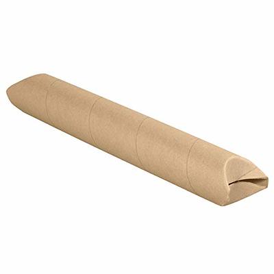 Kraft Mailing Crimped End Mailing Tubes, 3 x 36 Inches, Pack of 24, for  Shipping