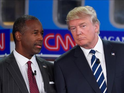 carson and trump