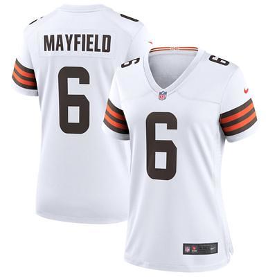 White Women's Myles Garrett Cleveland Browns Game Jersey