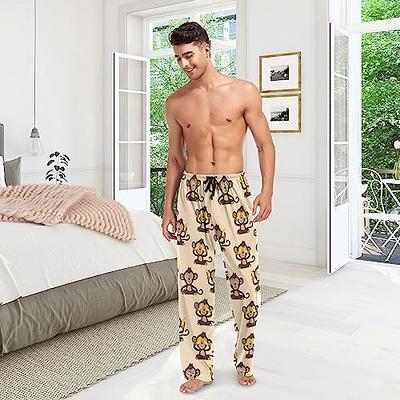  Fisyme Mens Pajama Pants Green Plaid Men's Pajama Bottoms Soft  Sleep Pj Lounge Pants with Pockets, S : Clothing, Shoes & Jewelry
