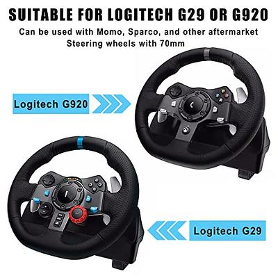 Cheap 13/14inch For Logitech G29 G920 G923 Steering Wheel Adapter Plate  70mm PCD Racing Car Game Modification Car Wheel Hub