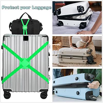  4 Pack Luggage Straps for Suitcases Adjustable Luggage