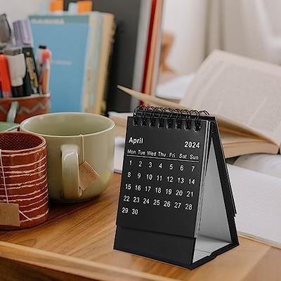 2024 Desk Calendar Students Month Table Decor Portable Delicate