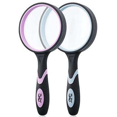 Mr. Pen- Magnifying Glass, 2 Pack, 10X Magnifier, 75mm Glass Lens,  Magnifying Glass for Kids and Adults, Handheld Magnifying Glass, Magnifier  for Reading, Magnifying Glasses for Close Work - Yahoo Shopping