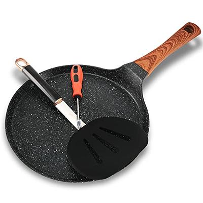  ESLITE LIFE Nonstick Crepe Pan with Spreader, 11 Inch