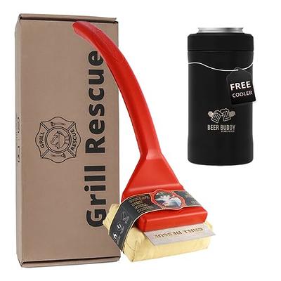 Grill Rescue Bristle-Free Grill Brush with Scraper - Just Grillin