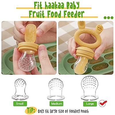 Silicone Baby Food Storage Tray (2 Pack) - Pop Out 1oz Portion Silicone  Freezer Tray - Non Toxic, BPA & PVC Free