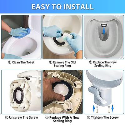 RV Toilet Seal Kit, RV Toilet Gasket Compatible for 300 310 320 Series, RV  Toilet Seal Replacement with Mounting Hardware, Toilet Accessories for RVs,  Boats, Camper Trailers 